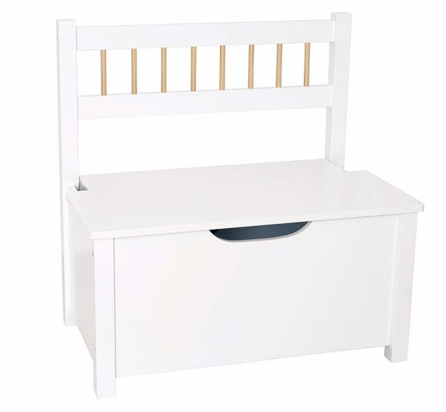 Storage bench - White-image
