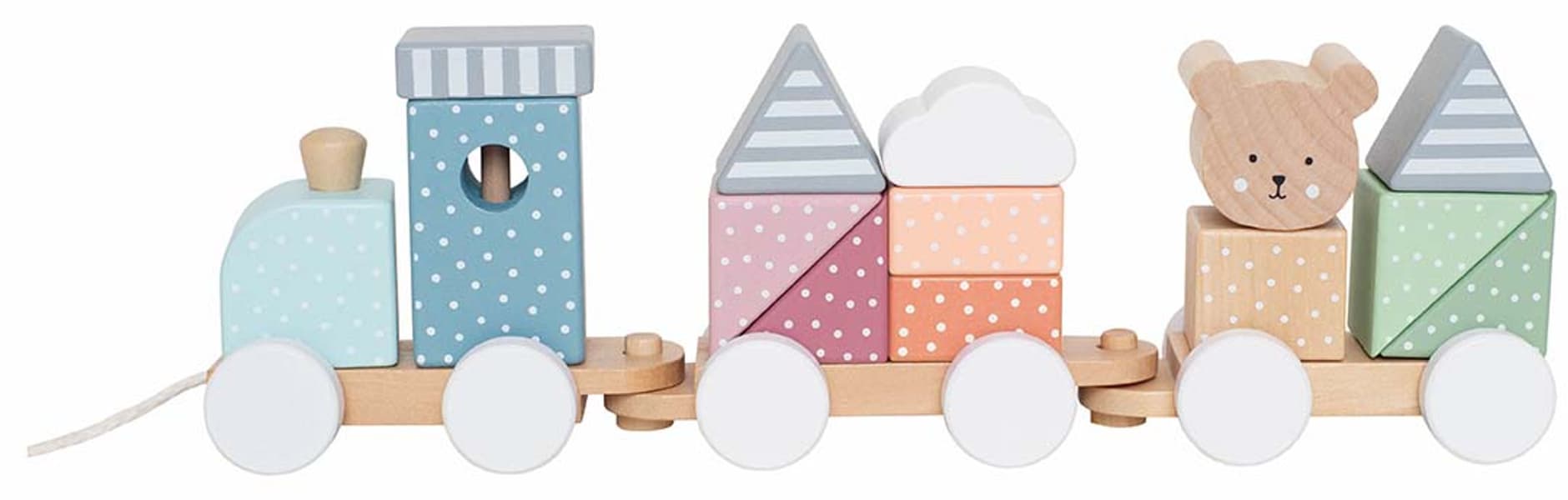 Train with Blocks - Teddy-image