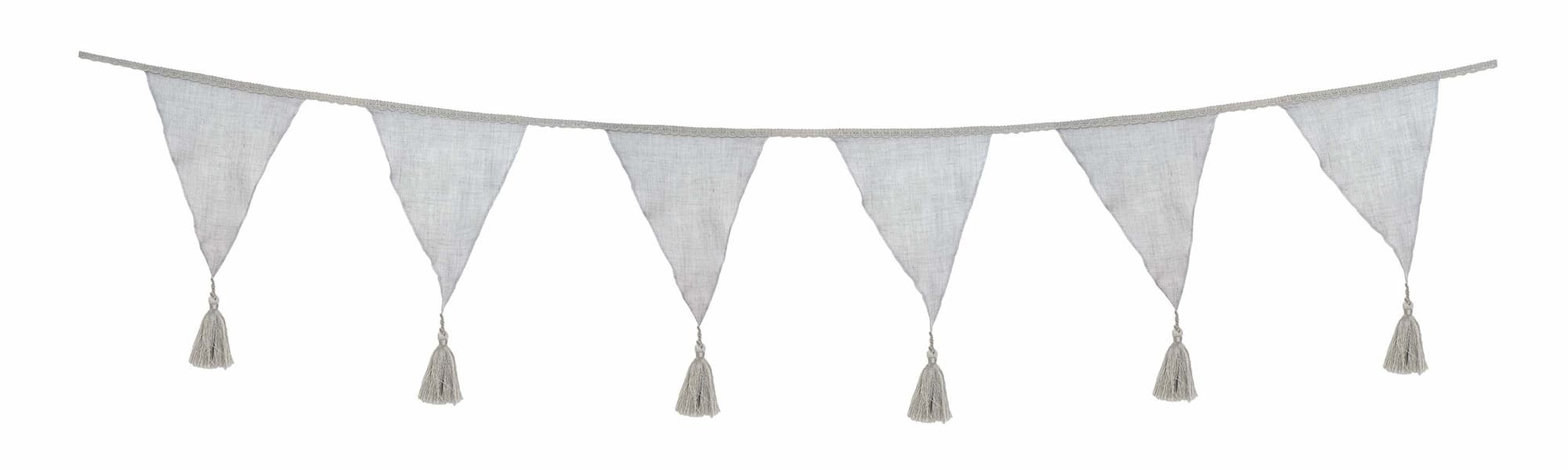 Textile bunting - Grey-image