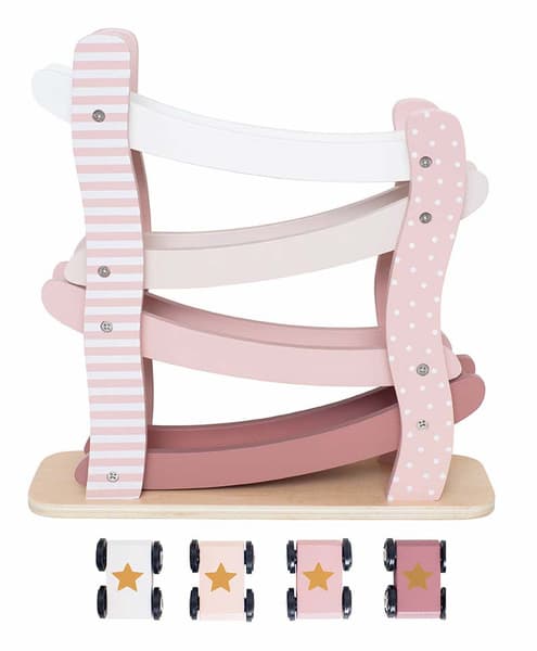 Car Roller with 4 Cars - Pink-image