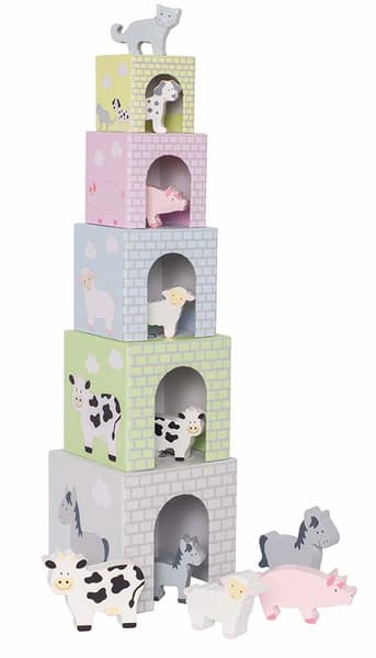 Stacking cubes - Animals-image