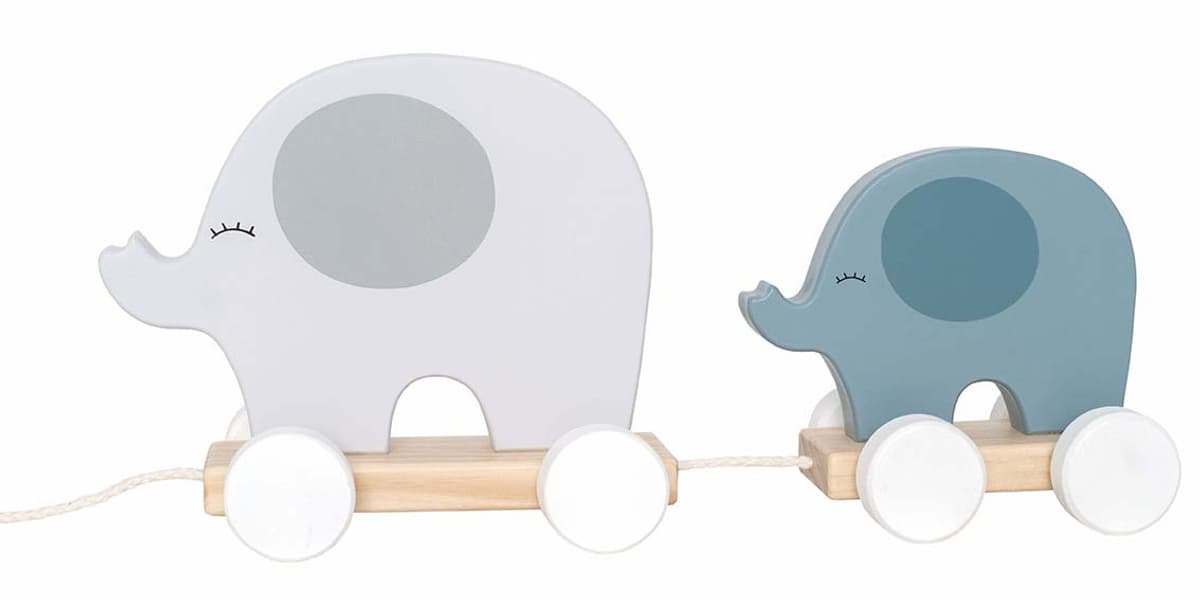 C2515 Pull Elephant - Grey-image