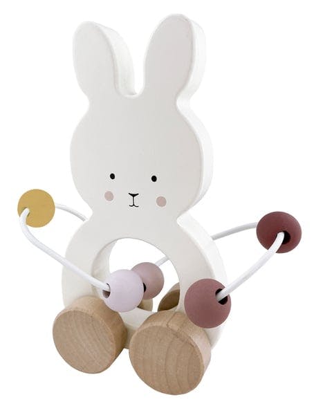Wooden Toy Animal with a Ball Frame - Bunny-image
