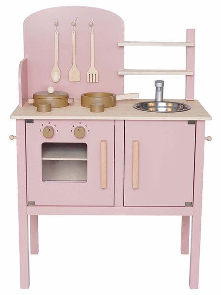 Kitchen with pot & pan - Pink-image