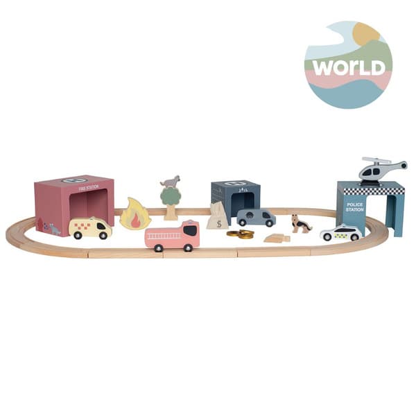 Train set rescue vehicles-image